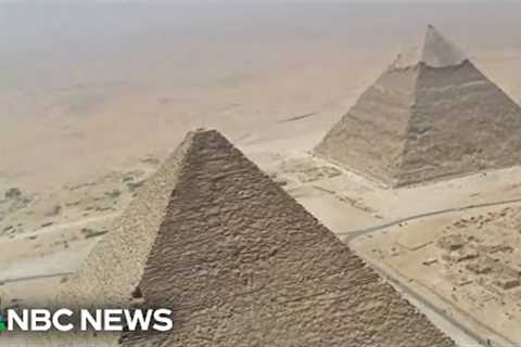 Research suggests Egyptian pyramids were built with water