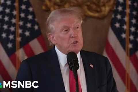 Trump unravels in Mar-a-Lago press conference, ranting about Kamala Harris crowd size