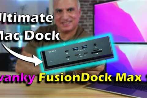 Most powerful Thunderbolt 4 dock for Macbook - Ivanky FusionDock Max1