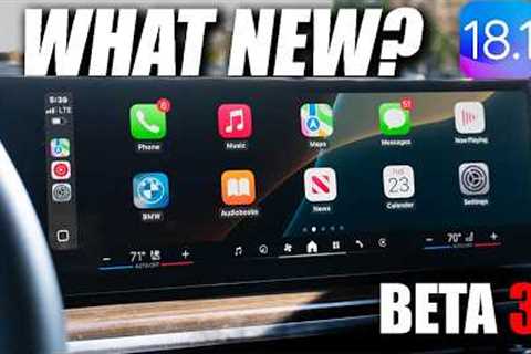 iOS 18.1 - New Apple CarPlay Features