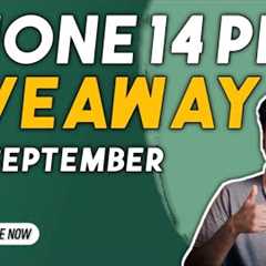 Iphone 14 Pro Giveaway By Tech scan on September 2024