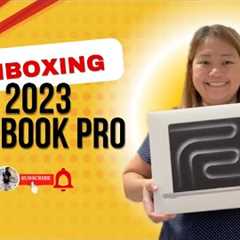 2023 MACBOOK PRO M3 PRO CHIP UNBOXING||SneekyStrings