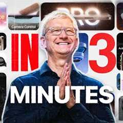 Apple iPhone 16 EVENT in UNDER 4 Minutes!