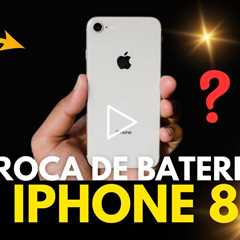 Bateria do iPhone Dura Pouco! Troca de Bateria iPhone 8