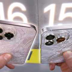 iPhone 16 Pro Max vs 15 Pro Max DROP Test! 50% Tougher Glass?