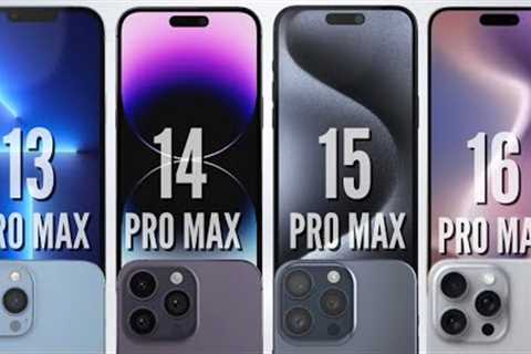 iPhone 13 Pro Max vs iPhone 14 Pro Max vs iPhone 15 Pro Max vs iPhone 16 Pro Max | Kemono Tech