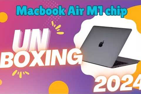 UNBOXING | MY FIRST MACBOOK AIR M1 chip | 2024