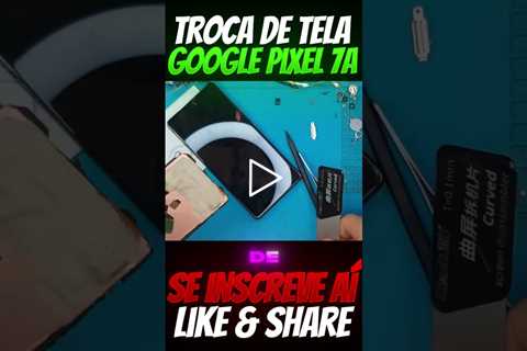 INCRÍVEL! Matador de iPhone da Google! Troca de Tela Google Pixel 7a