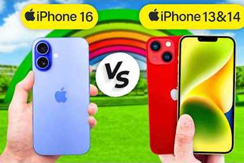 iPhone 16 Vs iPhone 13 & 14 - REVIEW OF SPECS!