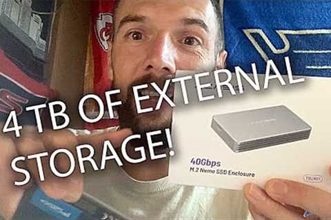 Cheap and fast external storage for mac! - Testing the Acasis SSD enclosure (BigBuddeTV)