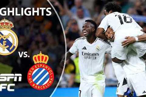 🔥 MBAPPE SCORES 🔥 Real Madrid vs. Espanyol | LALIGA Highlights | ESPN FC