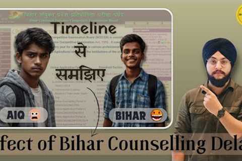 Impact Of Bihar Counselling Delay On AIQ R3 and Stary 🤯|Timeline Explained | Chances Of -ve 🤯Shift