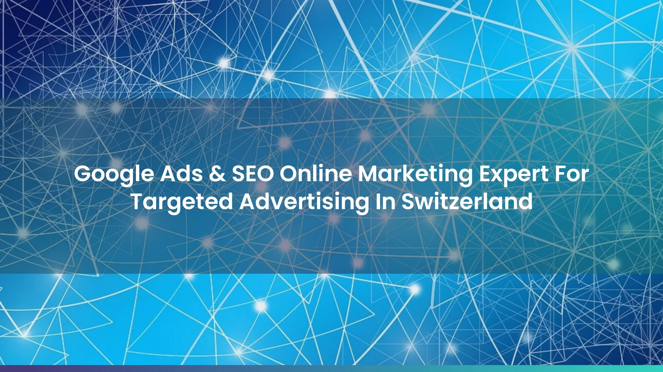 Google Ads & SEO Online Marketing Expert For Targeted Advertising In Switzerland