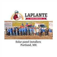 Solar panel installers Portland, ME