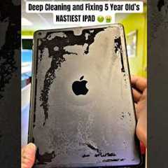 You Won’t Believe What Came Out of His IPad 🤢🤮 #shorts #moneytalkswireless #apple #deepcleaning
