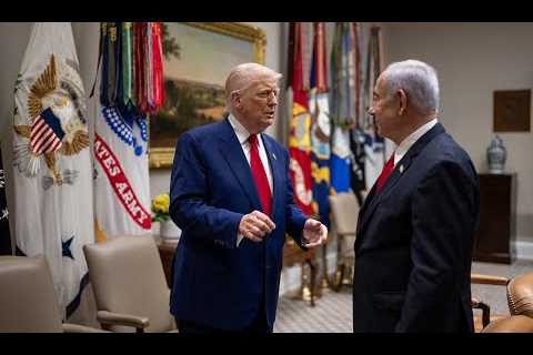 President Trump Participates in a Bilateral Meeting with the Prime Minister of Israel, Apr. 7, 2025