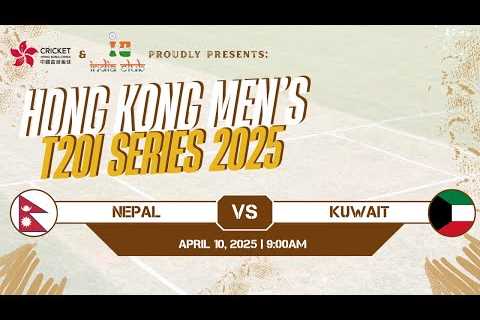 Hong Kong Men''s T20I Series 2025 Match 3 Nepal vs Kuwait