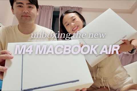 Buying and unboxing the new 2025 M4 MacBook Air!