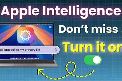 How To Turn On Apple Intelligence on Mac?