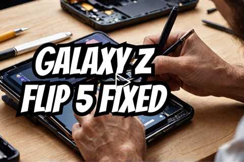 broken galaxy z flip 5 screen is fixed in Sydney cbd repair centre Today?