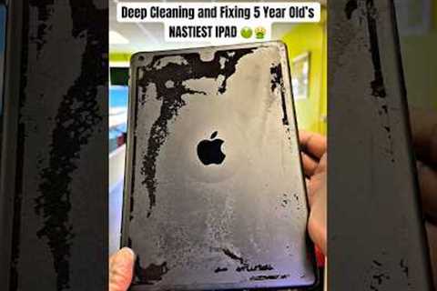You Won’t Believe What Came Out of His IPad 🤢🤮 #shorts #moneytalkswireless #apple #deepcleaning
