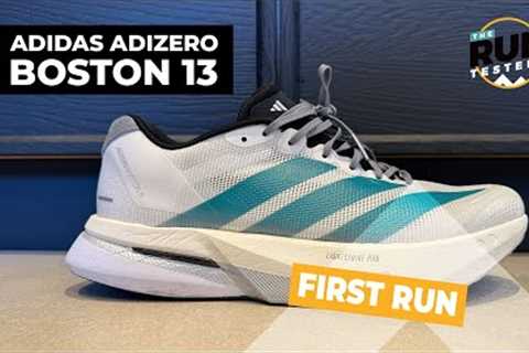 Adidas Boston 13 First Run: Small tweaks for boosted comfort?