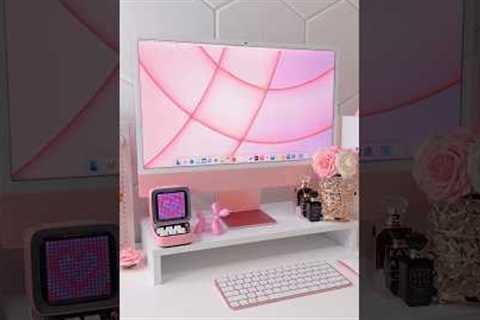 My refurbished pink iMac is here! 🩷 #unboxing #asmr