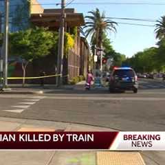 Pedestrian hit and killed by light rail train in Sacramento, police say