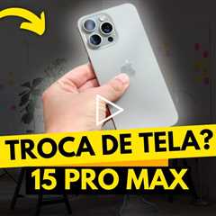 Quebrei a Tela do iPhone 15 Pro Max! Conserto Rápido e Preço Atualizado