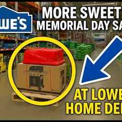 More SWEET Memorial Day Sales At Lowes & Home Depot