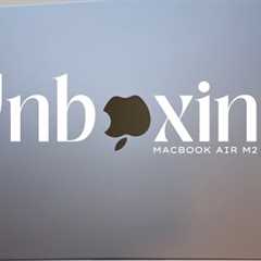 Macbook Air M2 Unboxing in 2025 (Space Gray)