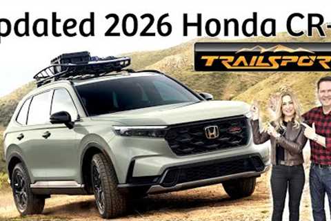 Honda''s answer to RAV4 // 2026 Honda CR V update, plus TrailSport