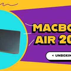 Apple MacBook Air M4 2025 unboxing | 512 GB Midnight black colour