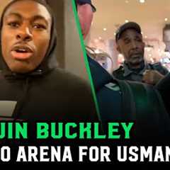 Joaquin Buckley RUNS to arena after driver gets lost: I need to get into the building!