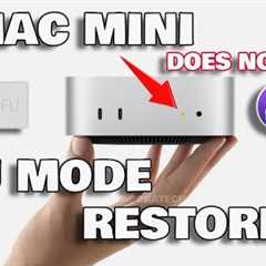 Restoring Mac Mini M4 with DFU Mode & Apple Configurator !