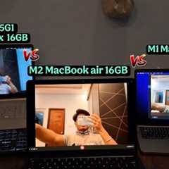 Unboxing MacBook Air M2 (16GB) | vs MacBook Pro M1 & HP i5 Linux Fedora | Real-World Comparison