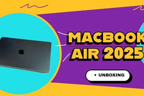 Apple MacBook Air M4 2025 unboxing | 512 GB Midnight black colour