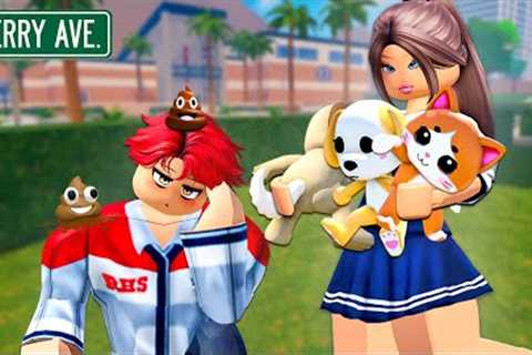 STUCK With The BAD BOY At High School (Berry Avenue Story)