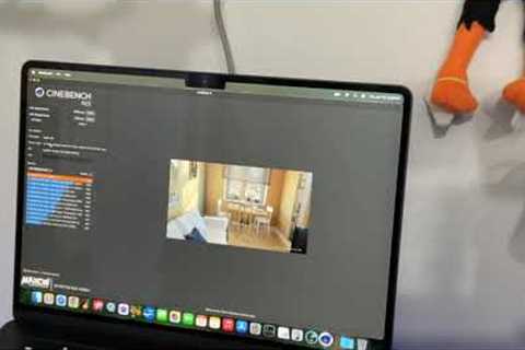 Macbook Air M4 15 inch Cinebench R23 Test