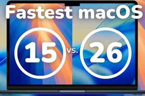 macOS Speed Test: Sequoia vs Tahoe