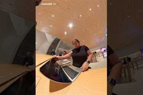 First ever brand new Macbook Air! Thank you Lord #trx #apple #x5 #insta360