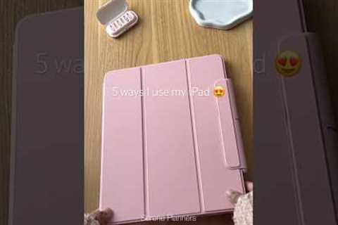 5 ways I use my iPad 😍 #ipad #planner #planwithme