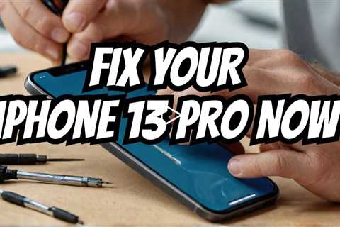 White Screen of Apple iPhone 13 Pro? Find the Best Repair Service in Sydney CBD