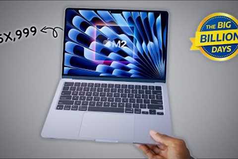 MacBook Air M2 Price Confirmed in Flipkart Big Billion Day 2025 & Amazon Great Indian Festival..
