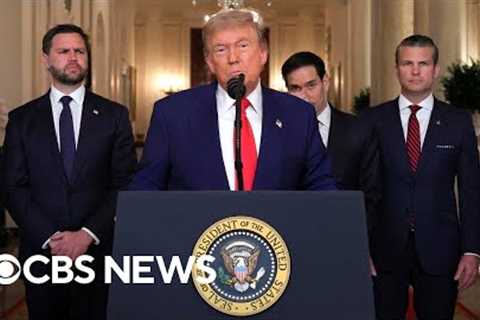 Trump addresses strikes on Iranian nuclear sites, warns Iran to make peace | Special Report