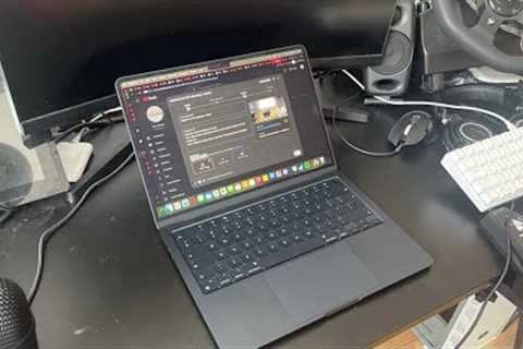 Macbook Air M2 unboxing + setup!!