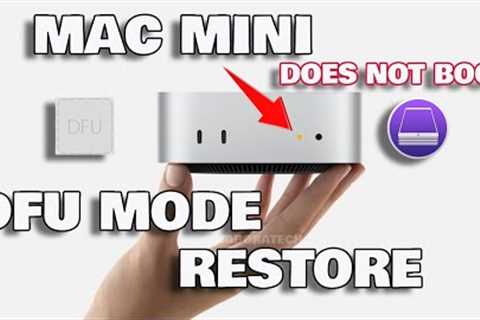 Restoring Mac Mini M4 with DFU Mode & Apple Configurator !