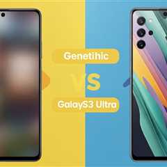 Comparing the screen quality of a generic screen vs. an original Samsung Galaxy S23 Ultra screen