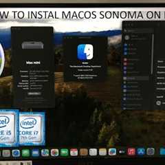 How to install macOS Sonoma Intel user.