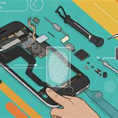 How to remove and replace a fingerprint display on a new screen